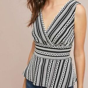 Anthropologie Vanessa Virginia Upton Peplum Top